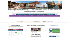 Desktop Screenshot of durangopubliclibrary.org